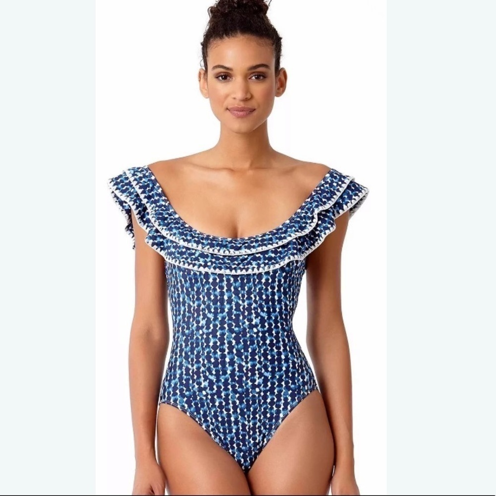 Anne Cole Studio Flounce Vintage Maillot